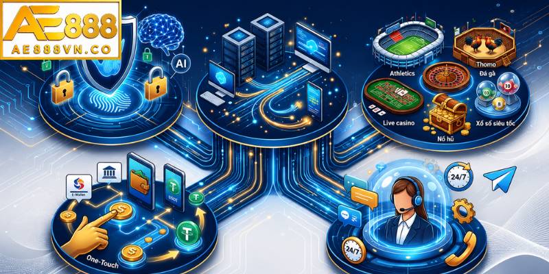 Lý do ae888 dẫn đầu thị trường giải trí trực tuyến Việt Nam 2026